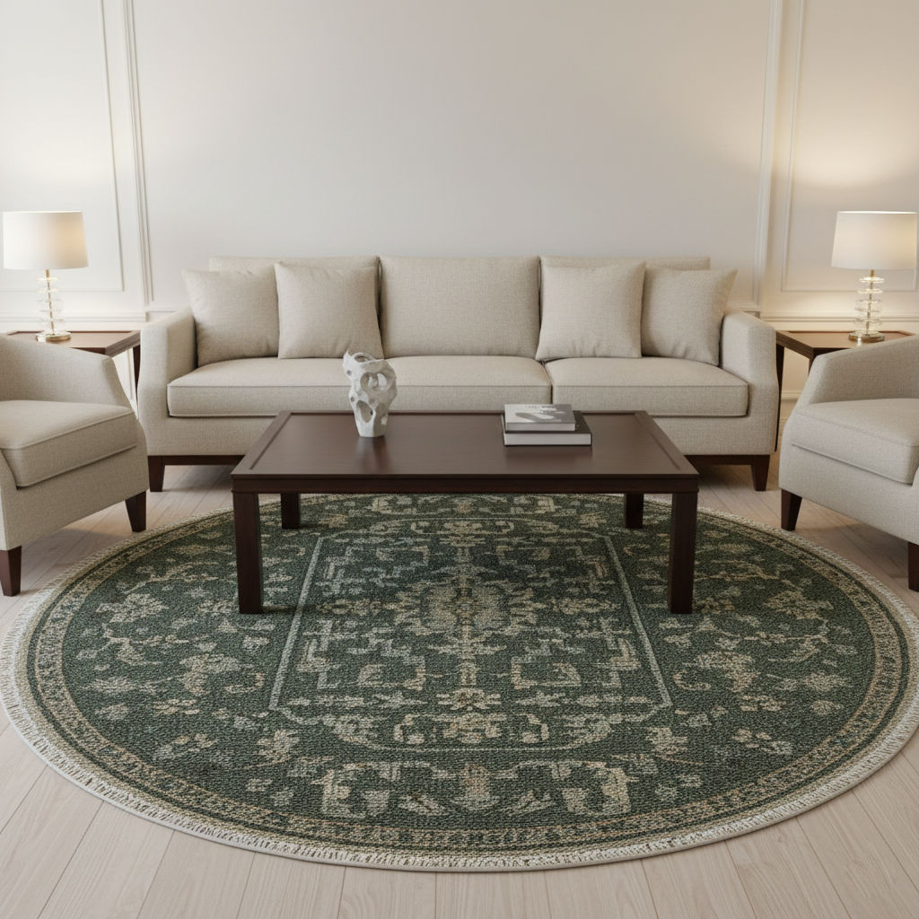 MARAVELA - Hand Knotted Oushak Carpet